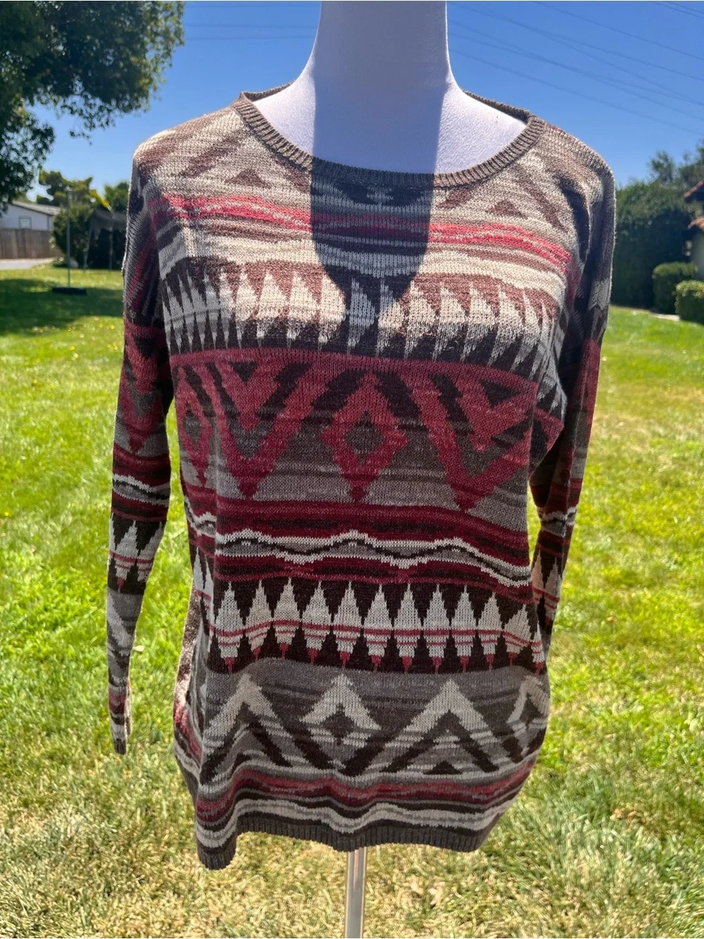 Denim & supply Ralph Lauren lightweight southwestern Aztec inspired pullover